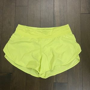 Neon Lululemon Shorts